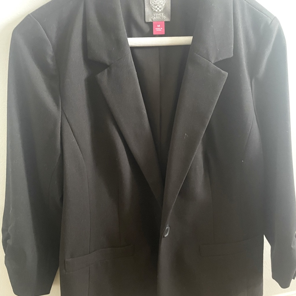 Gray black work jacket